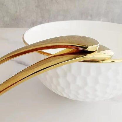 Small Ladle, Gravy Ladle, Premium 18/10 Stainless Steel Soup Sauce Ladles, 7.9 Inch Gold, 2 Pack