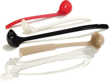 CARLISLE FOODSERVICE PRODUCTS 029503 Carly Plastic Dressing/Serving Ladle, 1 oz./9.5", Black