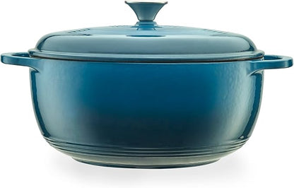 Mercer Culinary Enameled Cast Iron Round Dutch Oven, 6 qt., Turquoise by MercerCulinary