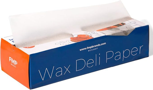 Fit Meal Prep [1000 Pack] 15 x 10.75" Wax Paper Sheets for Food, Interfolded Precut Deli Paper, Pop Up Grease-Proof Sandwich Paper Wraps, Waterproof for Lunch, Food Basket, Microwave Cover, BBQ