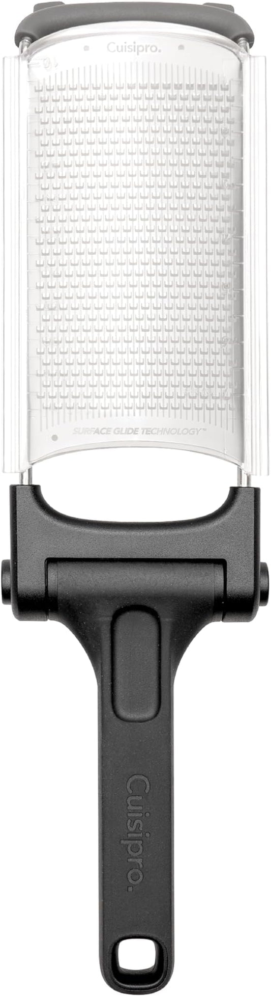 CUISIPRO Surface Glide Technology Stainless Steel Folding Handle Grater, Fine