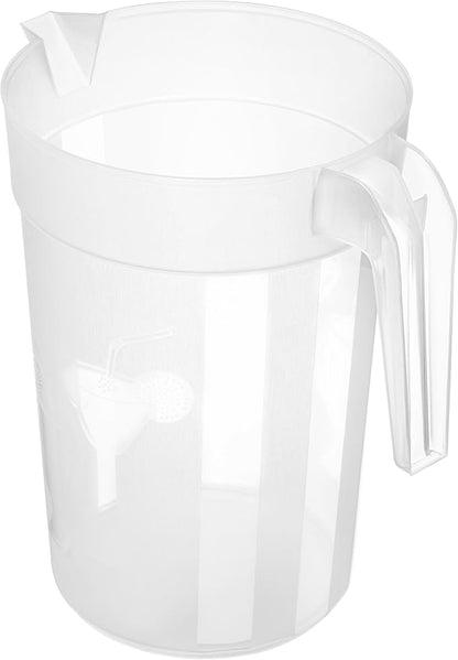 Tribello LARGE 1.3 Gallon Water Pitcher, Plastic Juice Pitcher With Lid - Dishwasher Safe, BPA Free, Colors May Vary (1.3 Gallon) - Image 5