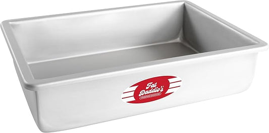 Fat Daddio's POB-8123 Anodized Aluminum Sheet Cake Pan, 8 x 12 x 3 Inch