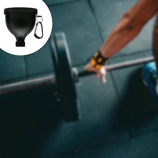 2 Pack Protein Powder Container to Go - Mini Funnel with Keychain and Keyring, Water Bottle Funnel for Shakers (100ml) - Image 4