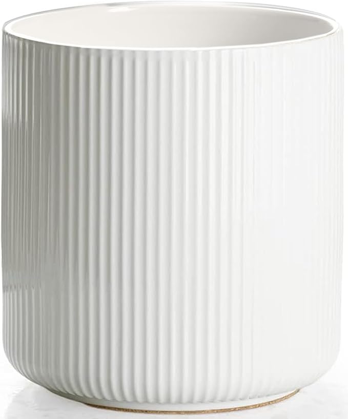 getstar Large Utensil Holder for Kitchen Counter, 5.6" Vintage Ceramic Utensils Crocks Utensil Organizer for Spatula Farmhouse Kitchen Decor by Getstar