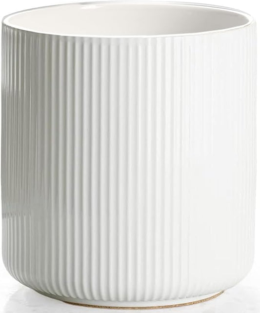 getstar Large Utensil Holder for Kitchen Counter, 5.6" Vintage Ceramic Utensils Crocks Utensil Organizer for Spatula Farmhouse Kitchen Decor by Getstar