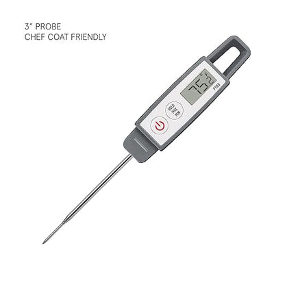 Lavatools PT09C Super-Quick Commercial Grade Digital Thermometer for Cooking, Meat, Candy, Candle, Liquid, Oil, 3" Compact Probe, Splash Proof, °C/°F Toggle, Hold Function - Sesame - Image 2