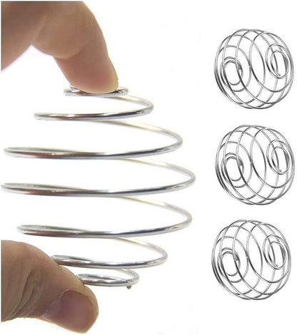 3 PCS Stainless Steel Shaker Ball Wire Whisk Shaker Mixer Mixing Ball Cup Blend Shaker
