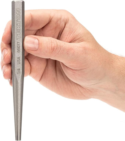 TEKTON 1/4 Inch Solid Punch | 66077 | Made in USA