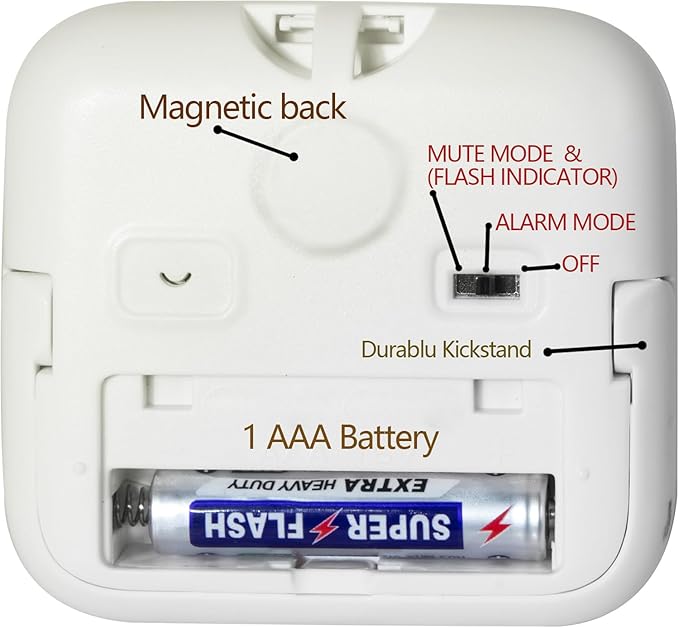 Easy to USE, Digital Kitchen Timer, Magnetic Timer,Tanmalan(Black,1 Pack) - Image 3