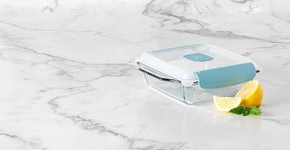 Anchor Hocking 8 Inch Square Cake Dish with TrueLock Locking Lid Bakeware, Clear - Image 12