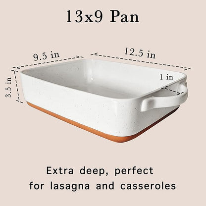 Mora 9x13in Porcelain Baking Dish - Oven to Table, Freezer Safe - Image 2