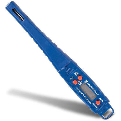 San Jamar Escali IPX7 Waterproof Digital Thermometer – THDGWP -40°F to 450°F Instant Read Digital Thermometer for Cooking, Display Hold Function