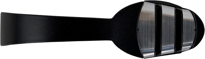 Chef'sChoice Manual Knife Sharpeners Diamond Hone for 20-Degree Straight-Edge Kitchen Santoku Sports and Pocket Knives with Diamond Abrasives Precise Angle Control & Compact Footprint, 2-Stage, Black
