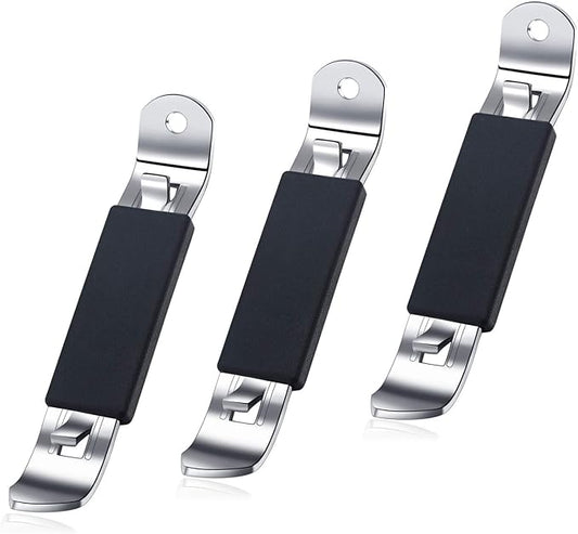 3 Pieces Magnetic Bottle Openers Can Opener Classic Beer Opener Stainless Steel Small Bottle Opener Can Tapper with Magnet for Camping and Traveling HANCELANT by HANCELANT