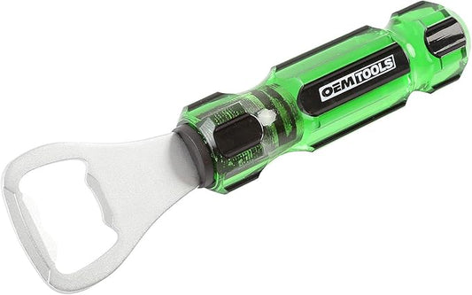 OEMTOOLS 26033 Screwdriver-Style Bottle Opener, Stocking Stuffers, Gifts for Men, Dad Gifts, Acetate Handle, Tool for Workspaces and Tool Boxes, Bartender Gadgets