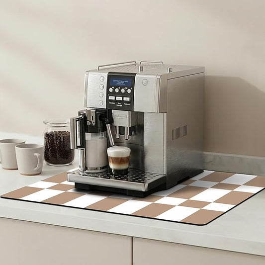 Dish Drying Mats for Kitchen Counter, Waterproof Coffee Mat for Countertop, Under Sink Mats, Coffee Bar Mat Accessories