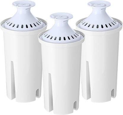 Waterdrop 06-AL Alkaline Water Filter, Replacement for Brita® Filter, Brita® Pitchers and Dispensers, 2 Months, Mineralized Alkaline Water, Increases Water PH, 3 Pack