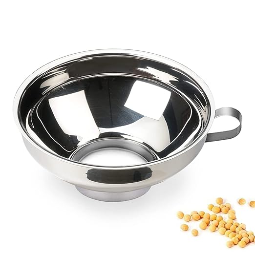 Canning Funnel for Kitchen Use, Wide Mouth Funnel for Mason Jars, Large Canning Funnels for Filling Bottles by CADAVO