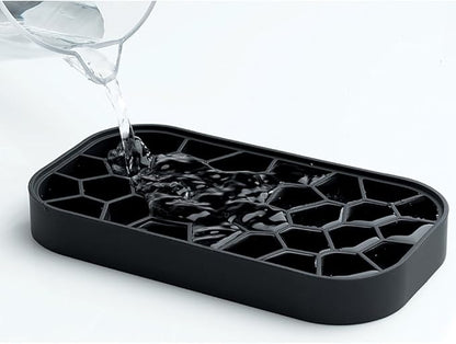 Lékué Ice Box | Black | Ice Cube Tray For Freezer With Lid & Bin | Made With 100 Percent Platinum Silicone | Elegant And Retro Style Ice Cubes | For Cocktails, Ice Tea & Coffee And More | - Image 2
