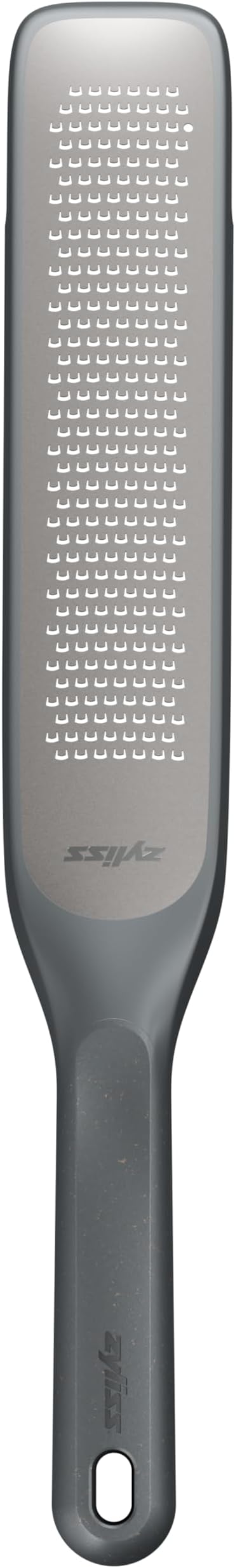 Zyliss Rasp Grater - Handheld Grater with Stainless Steel Blade & Wheat Straw Handle - Ideal for Hard Cheese, Chocolate, Ginger, & More - Protective Cover Doubles as Scraper