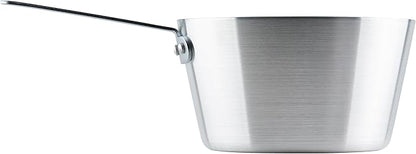 Winco Heavy-Duty Aluminum Tapered Sauce Pan, 3mm, 5 Quart - Image 2