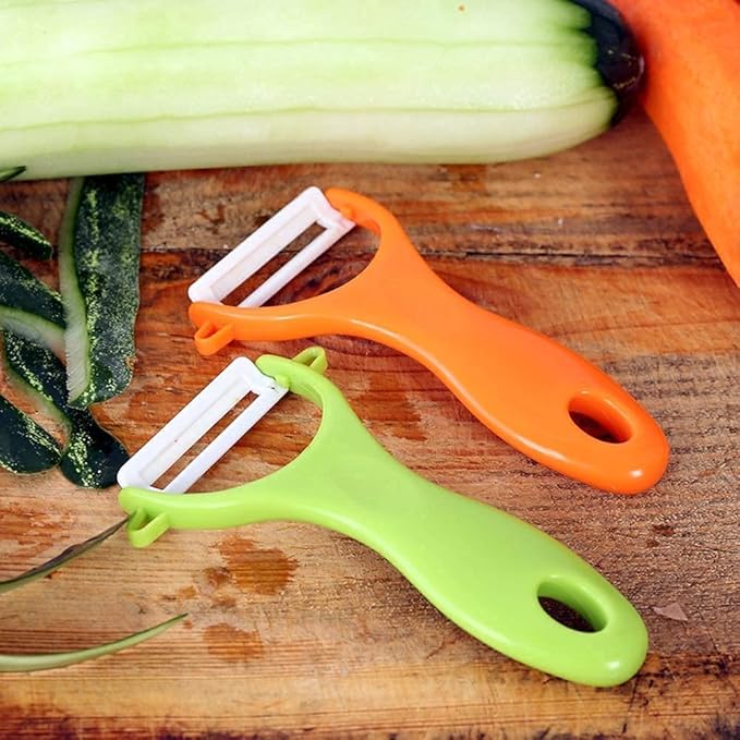 COLIBROX Peelers Grate and Julienne - Fruit and Vegetable Peeler Set Quickly Peels Apple, Potato, Corn, Ginger, Citrus, Avocado, Mango and More - Image 4