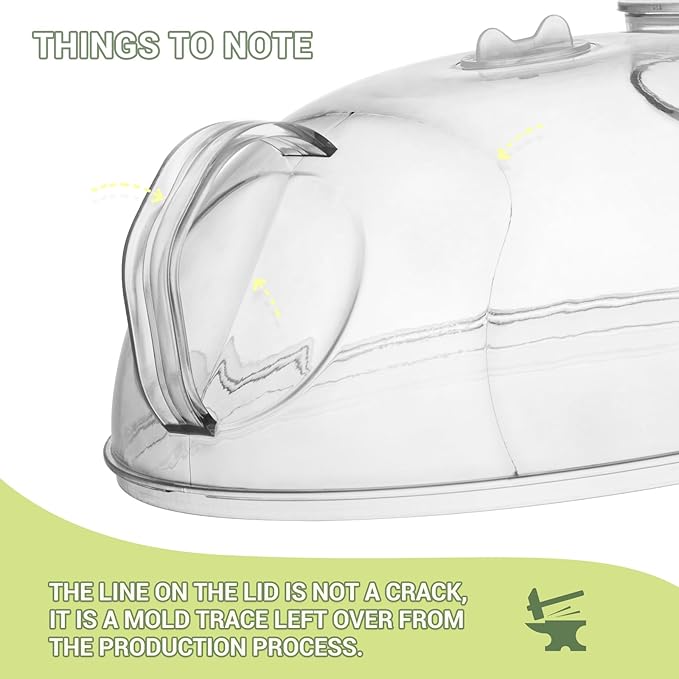 Microwave Splatter Cover,Protect Food Splashes,Dish Bowl Plate Serving Lid with Handle,BPA-Free,Clear Safe Plastic,Microwave Cover for Food,10 Inch