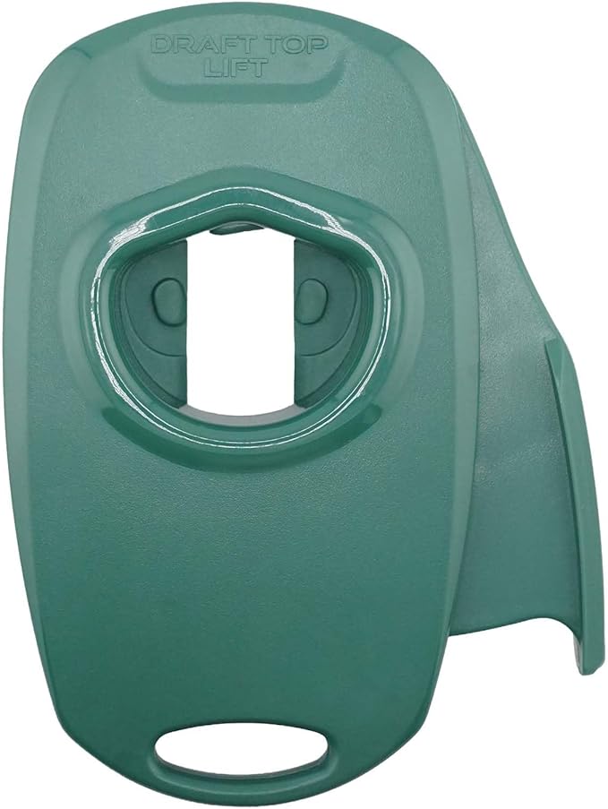 Draft Top Lift Universal Topless Can Opener - Smooth Edge Aluminum Can Lid Remover For Beer, Cocktails, & Soda - Ideal For Tailgating & Garnishes, As Seen On Shark Tank, Made In The USA, Forrest Green by DraftTop