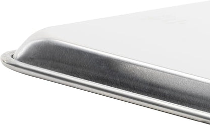 Winco Commercial-Grade Aluminum Sheet Pan, 18 Gauge, 1/2 Size