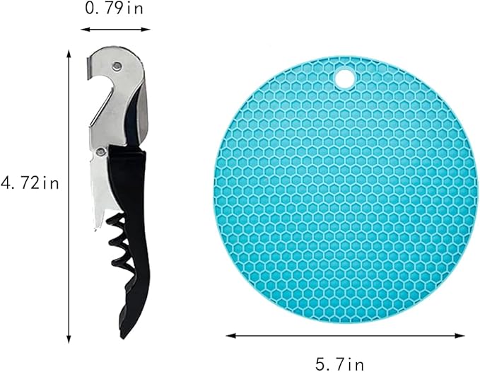 Bottle Opener for Arthritic Hand,Jar Opener for Old People, Children, Women, Those with Weak Hands,Multifunctional Kitchen Gadgets (05-Blue) - Image 6