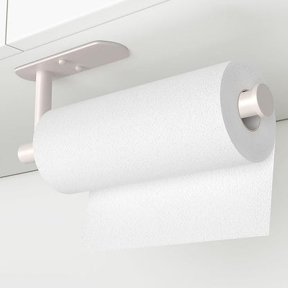 VAEHOLD Adhesive Paper Towel Holder Under Cabinet Wall Mount for Kitchen Paper Towel, Paper Towel Roll Holder Stick to Wall, Stainless Steel - Brown - Image 8