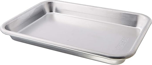 Nordic Ware Naturals Eighth Sheet - USA Made Uncoated Natural Aluminum Commercial Quality Sheet Pan, 1-Pack by NordicWare