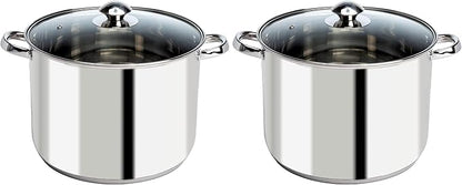 Ecolution Stainless Steel, 8-Quart (Pack of 2) by Ecolution