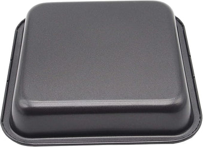 2pcs Mini Baking Pans 8 X 8 Inch (Inner 7.5 X 7.5) Square Cake Pan Bread Pan Nonstick Heavy Carbon Steel Bakeware