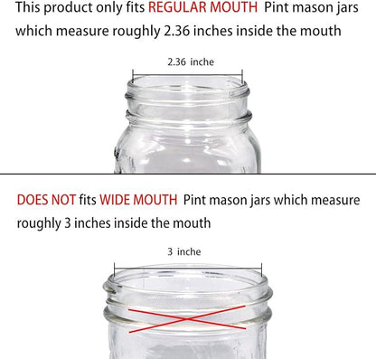 Amolliar Mason Jar Liquid Soap Dispenser Lid, Rust Proof Stainless Steel, Cute Farmhouse Decor for Kitchen, Bathroom, Bath, Refill Liquid Soap Pump for Hand Soap, Dish Soap, Lotion Soap, Bronze 1 Pack