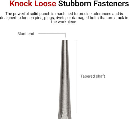 TEKTON 3/32 Inch Solid Punch | 66072 | Made in USA