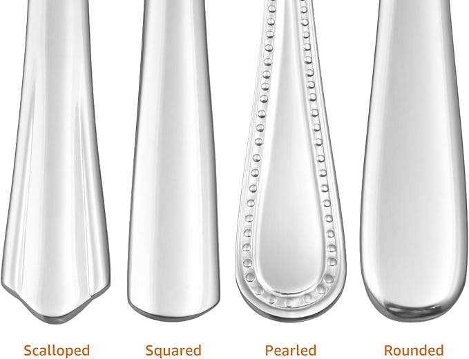 Amazon Basics Stainless Steel Dinner Forks with Round Edge, 10 Pack of 12, 120 count total, Silver - Image 4