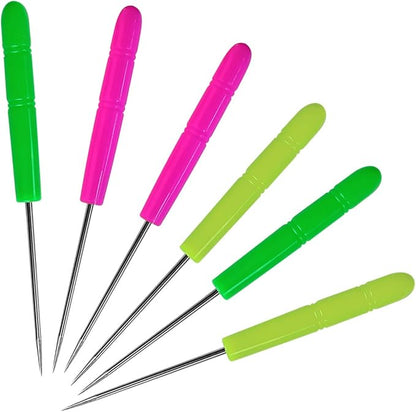 12 Pcs Sugar Stir Needle Scriber Needle Biscuit Icing Pin DIY Baking Pin Stainless Steel Pin Icing Sugarcraft Cake Decorating Needle Tool