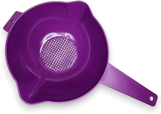 Tupperware 2 Quart Colander Strainer with Handle in Purple