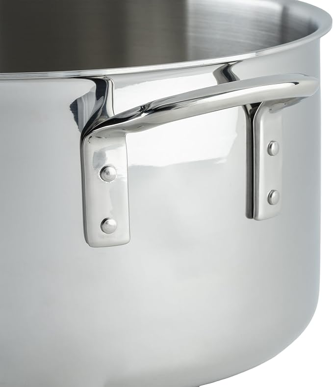 WINCO Tri-Ply Stock Pot, 20-quart, Silver - Image 4