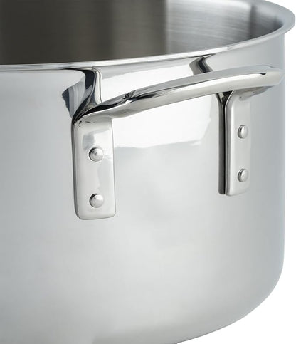 WINCO Tri-Ply Stock Pot, 20-quart, Silver - Image 4
