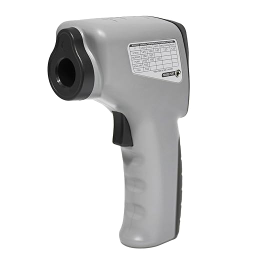 Escali Infrared Surface and Probe Digital Thermometer 40-inches Plug-in Probe, Two-in-One Adjustable Temperature Alert - Image 3