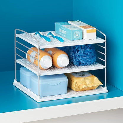 YouCopia UpSpace Cabinet Box Organizer, Adjustable Kitchen and Pantry Shelf for Plastic Wrap and Foil Storage, Large - Image 6