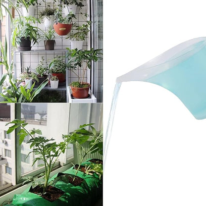 4 Pack Plastic Funnel Pitcher,Measuring Cup with Long Spout,Large Capacity Easy Pour Cup,Perfect for Bakeware Mold,Oils,Watering Plants(1000ml) - Image 5