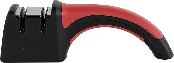 Chef'sChoice Professional Manual Knife Sharpeners Pronto Hone for 15-Degree Straight-Edge and Serrated Knives with Precise Angle Control & Compact Footprint, 2 Stage, Black - Image 6