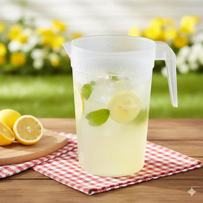 Tribello LARGE 1.3 Gallon Water Pitcher, Plastic Juice Pitcher With Lid - Dishwasher Safe, BPA Free, Colors May Vary (1.3 Gallon) - Image 4