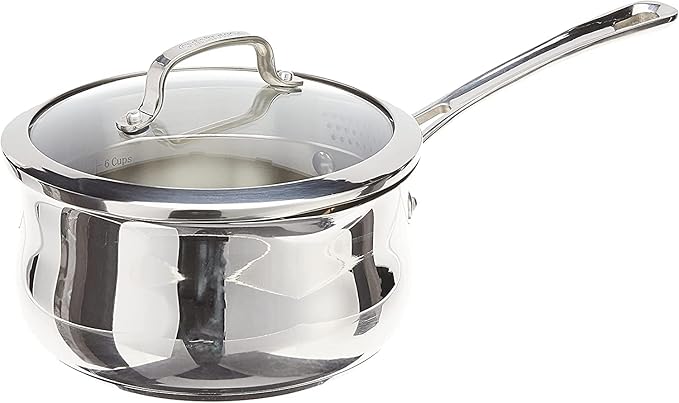 Cuisinart 419-18P 2-Quart Pour Saucepan with Cover Contour Cookware, Stainless Steel - Image 4