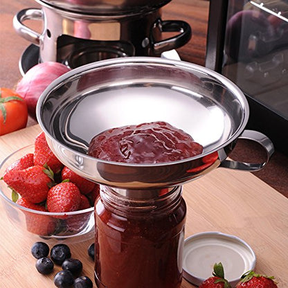Stainless Steel Funnel for Mason Jar with Handle for Regular and Wide Mouth Jars (Neck-4.5cm) - Image 6