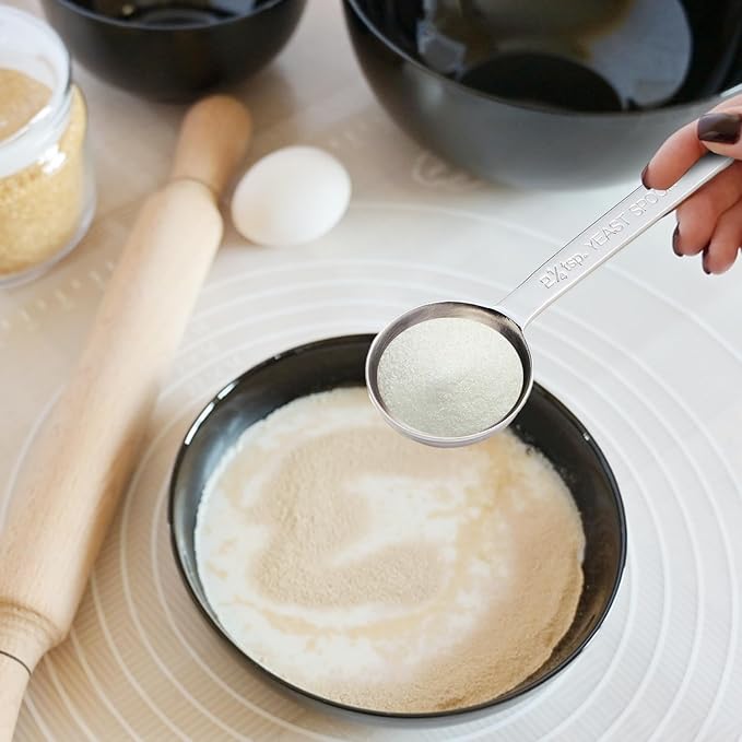 King Arthur Baking Company Yeast Measuring Spoon, 18/8 Stainless Steel, Holds 2.25 Teaspoons, For Bulk Yeast And Bread Baking, Pastries, And Rolls - Image 2